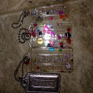 Coach poppy hangtag bundle